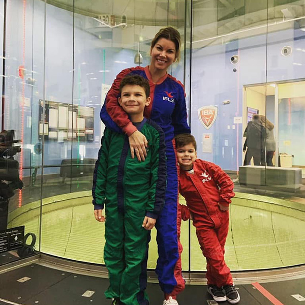 Amanda from West University, moms with her kids